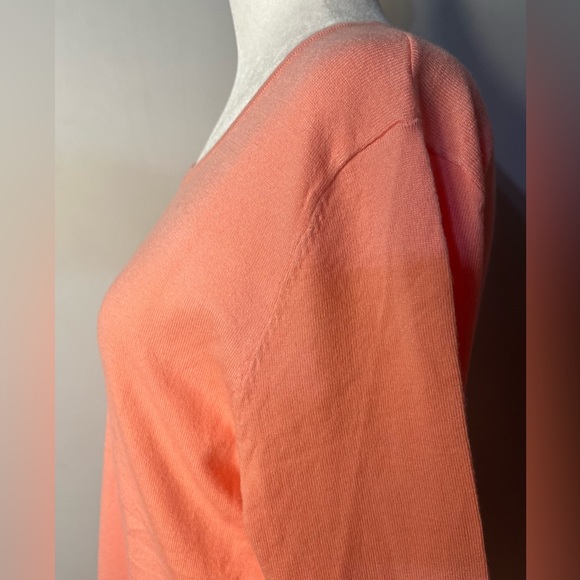 NWT Venetian Sweater in Peach w/ Large Buttons !! - Picture 4 of 12